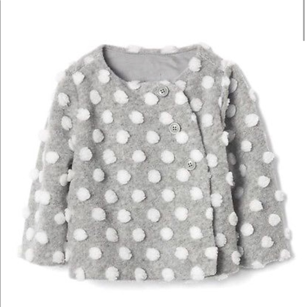Gap. Adorable polka dot coat pert for SPRING!